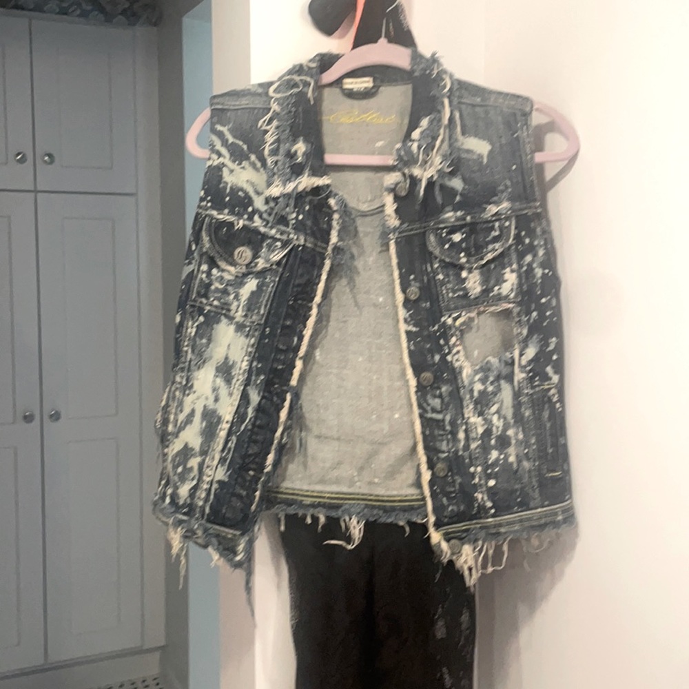 Vest hand made by previous posher for runway show